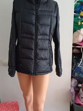 Calvin Klein Black Lightweight Puffer Jacket - Women's